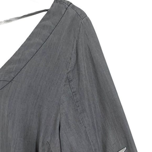 1250° Celsius Mini Dress Tie Tassle Back V-Neck M - Picture 4 of 8